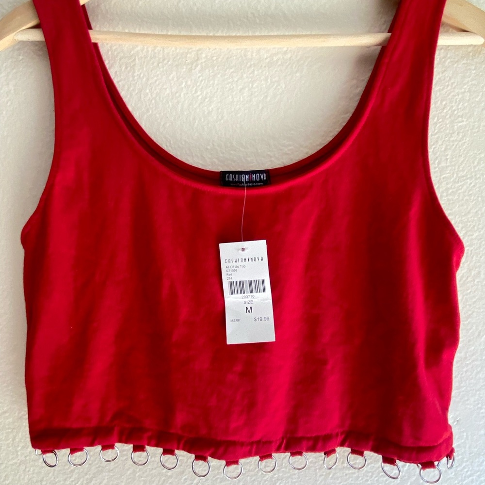 *Price Firm* NWT M Fashion Nova Crop Top